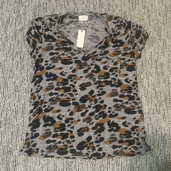 Anthropologie Tops - NWT Anthropologie Cheetah / Leopard T Shirt